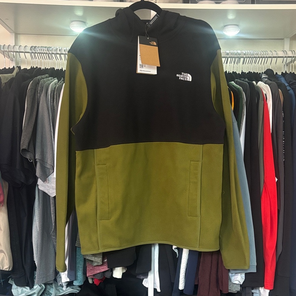 The North Face Olive and Black Pullover